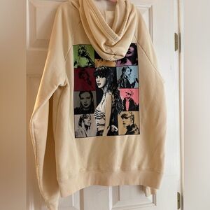 TAYLOR SWIFT THE ERAS TOUR BEIGE HOODIE